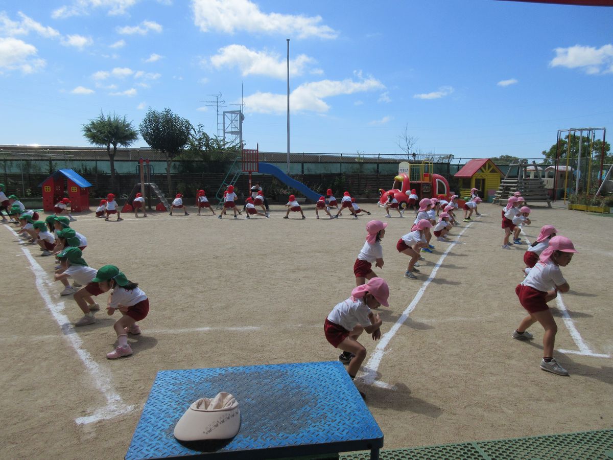 ５歳ソーラン・園庭 (7)