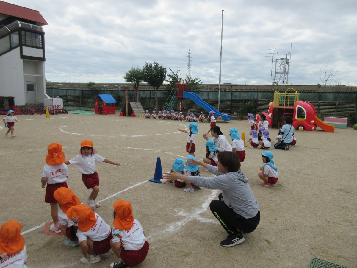 ４歳リレー女子 (2)