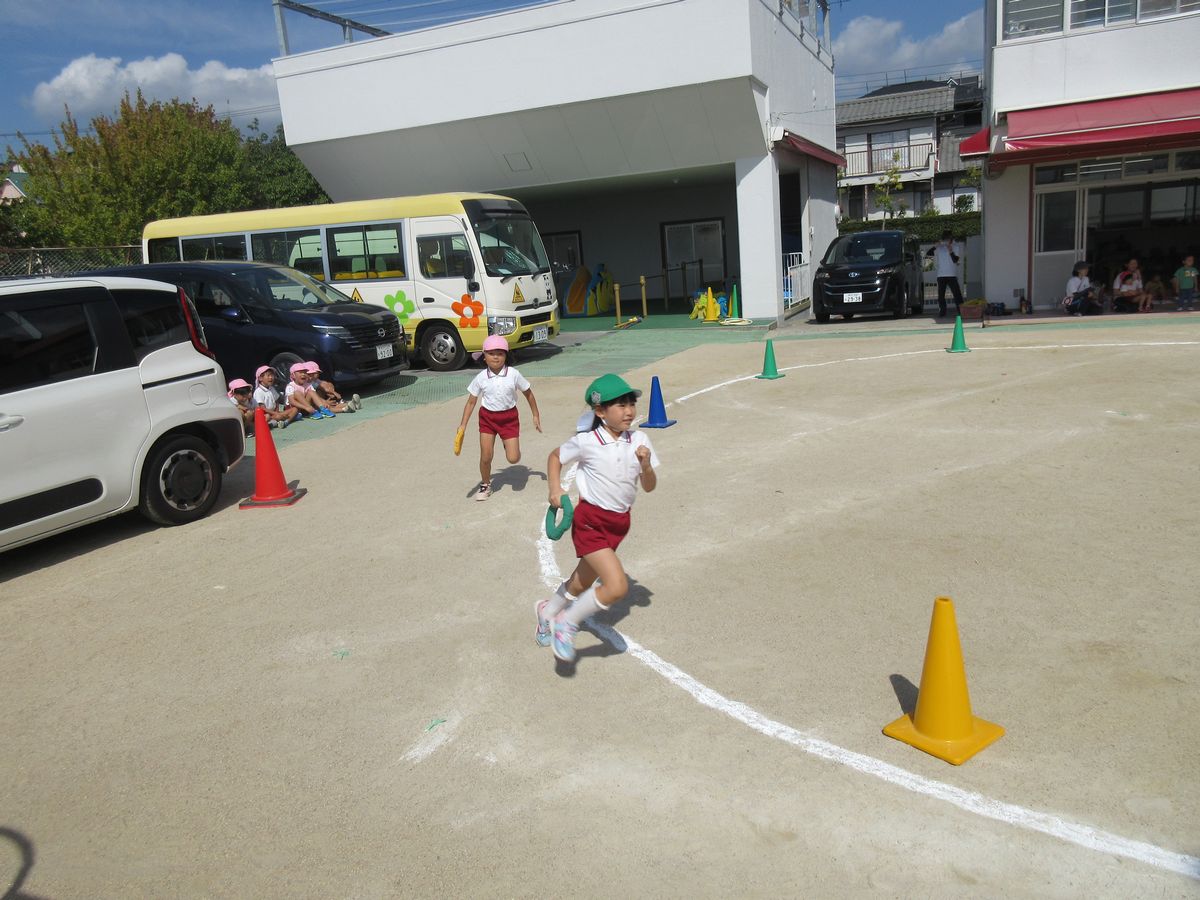 ５歳リレー女子 (8)