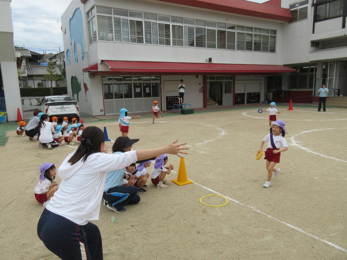 ４歳リレー女子 (4)