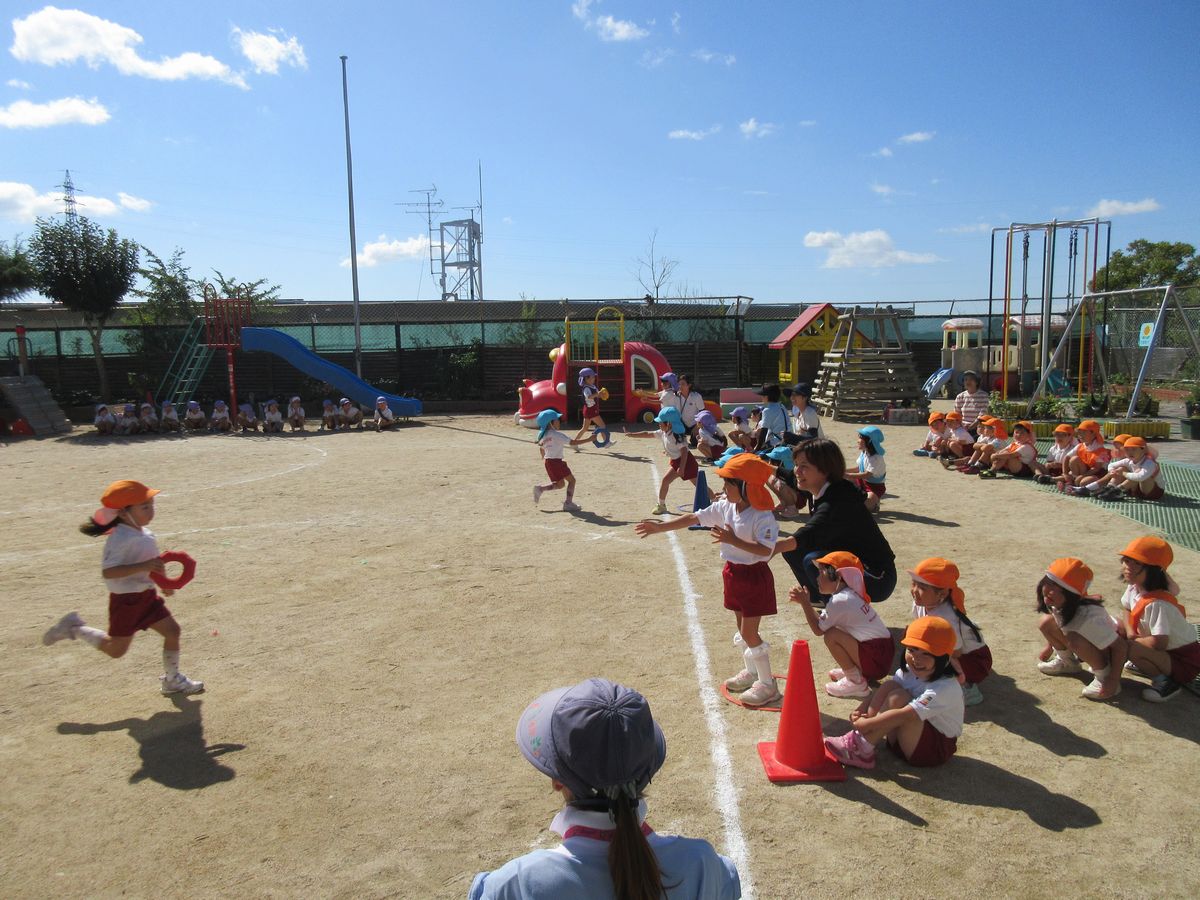 ４歳リレー女子 (2)