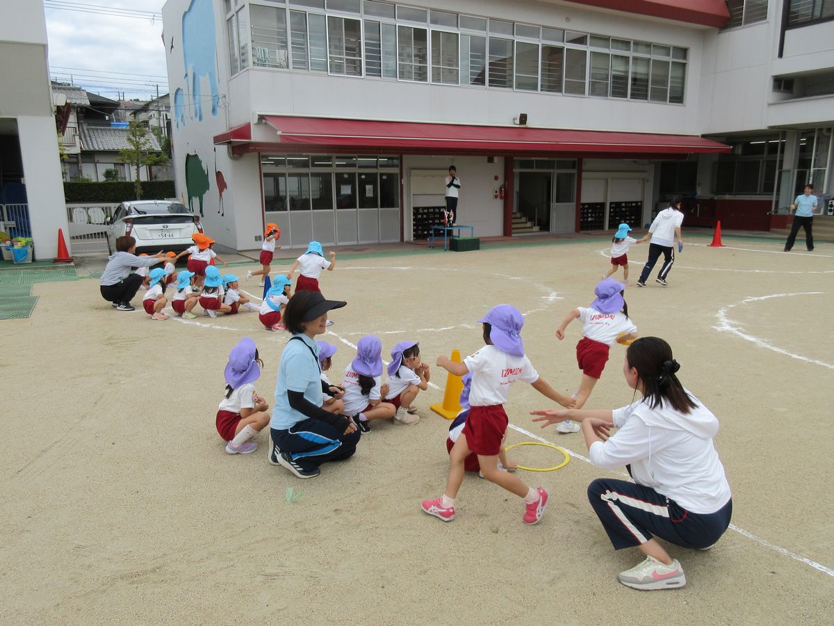 ４歳リレー女子 (3)