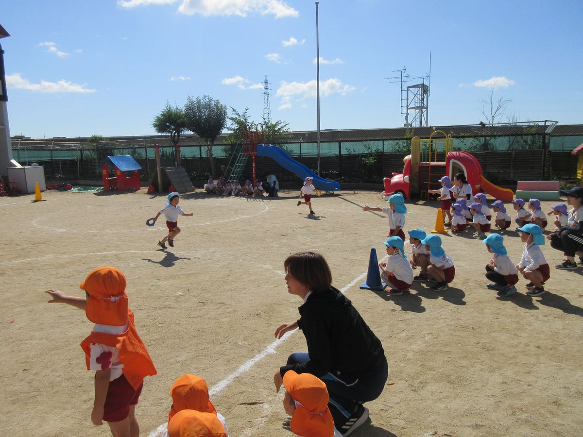 ４歳リレー男子 (2)